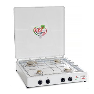KUCHENKA GAZOWA CZTERO PALNIKOWA NA GAZ PROPAN BUTAN  Z TERMOPARA DO STOSOWANA W POMIESZCZENIACH