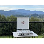 KUCHENKA GAZOWA CZTERO PALNIKOWA NA GAZ PROPAN BUTAN  Z TERMOPARA DO STOSOWANA W POMIESZCZENIACH