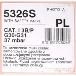 KUCHENKA GAZOWA DWU PALNIKOWA NA GAZ PROPAN BUTAN  Z TERMOPARA DO STOSOWANA W POMIESZCZENIACH
