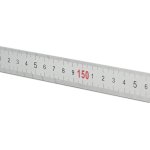 LINIAŁ STALOWY GRAWEROWANY 2000mm/20mm OD PRAWEJ  DO LEWEJ 