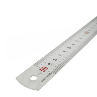 LINIAŁ STALOWY GRAWEROWANY 500mm OD PRAWEJ  DO LEWEJ 