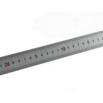 LINIAŁ STALOWY GRAWEROWANY 500mm OD PRAWEJ  DO LEWEJ 