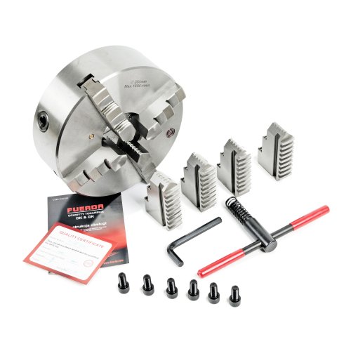 Uchwyt tokarski 4 szczękowy samocentrujący 250mm DIN6350