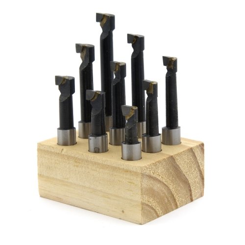 ZESTAW 9 NOŻY DO GŁOWICY WYTACZARSKIEJ 10mm 11-128-S03